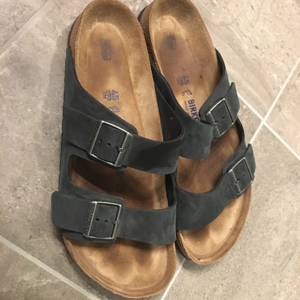 Birkenstock Arizona Black 2 straps size 45